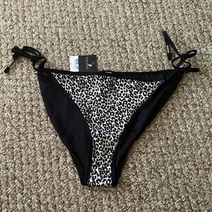 NWT Topshop Cheetah Print Swim Bottom